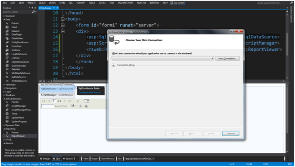 SQL DataSource control